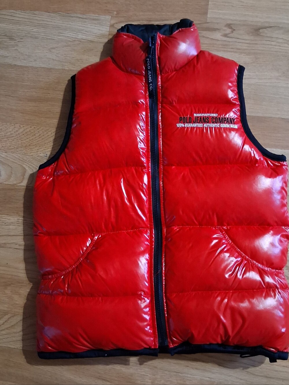 Polo by Ralph Lauren Glossy Red Kids Puffer Vest